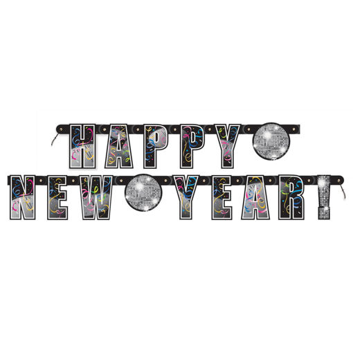 Picture of HAPPY NEW YEAR JOINTED BANNER - 1.5M